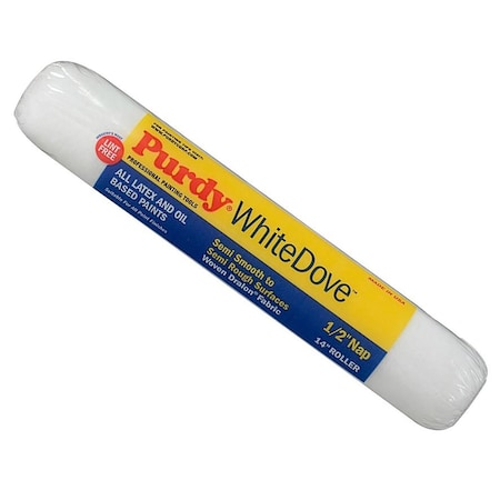 Purdy 14 in Paint Roller Cover, 1/2" Nap, Woven Dralon 14A670143